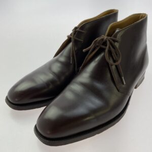 CROCKETT&JONES クロケットアンドジョーンズ 8489-25R CHUKKA ダークブラウン レザー チャッカ ブーツ ブラウン系 7.5D 7.5Dの買取実績画像2