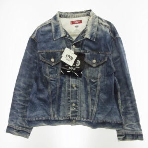 ジュンヤワタナベコムデギャルソンマン WO-J911-100 × Levi’s BerBerJin デニム 転写 ジャケット 買取実績・価格｜状態新品同様 SSを53,100円で店頭買取（宮城県塩竈市・2025年8月）