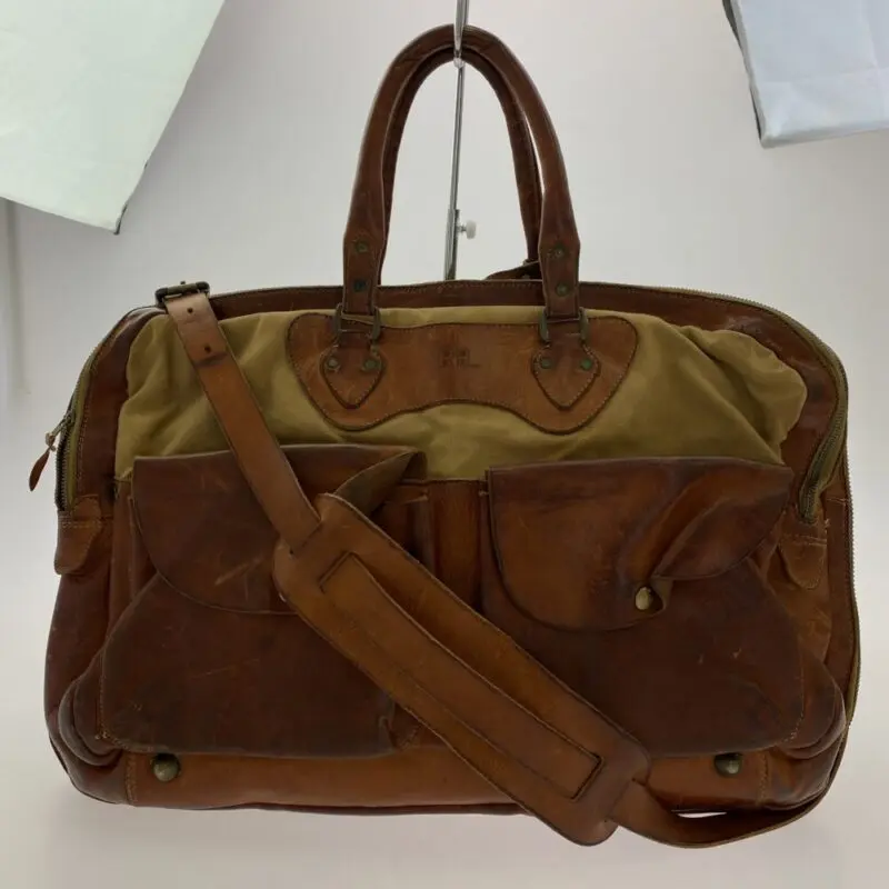 ダブルアールエル ヴィンテージ加工 2WAY ショルダー バッグ 買取実績