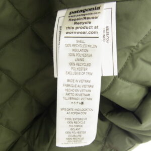 patagonia パタゴニア 21AW 26990FA21 Isthmus Jacket イスマス 中綿 フーデッド ジャケット カーキ系の買取実績画像4