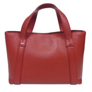 PELLE MORBIDA ペッレモルビダ ミニ トート バッグ レザー ハンドバッグ レッド系の買取実績画像2