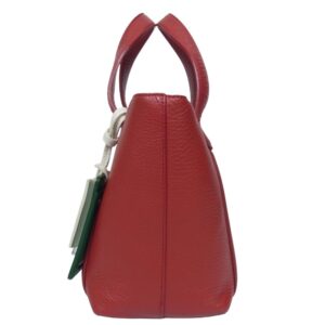 PELLE MORBIDA ペッレモルビダ ミニ トート バッグ レザー ハンドバッグ レッド系の買取実績画像3