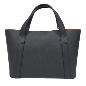 PELLE MORBIDA ペッレモルビダ Tela Marina テラマリーナ レザー トート ハンド バッグ ダークグレー系の買取実績画像2