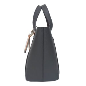 PELLE MORBIDA ペッレモルビダ Tela Marina テラマリーナ レザー トート ハンド バッグ ダークグレー系の買取実績画像3