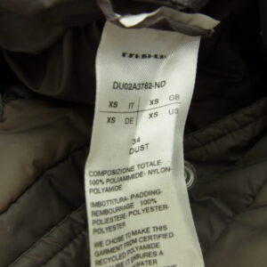 Rick Owens リックオウエンス DRKSHDW ダークシャドウ 21AW DU02A3782-ND Woven Padded Snapfront Jacket 中綿 コーチジャケット ダスト ブラウン系の買取実績画像4