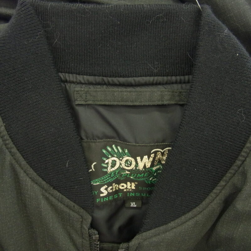 schott ショット 782-4253005 NANGA HINOC MA-1 ナンガ ヒノック ダウン フライト ジャケット ブラック系の買取実績画像1