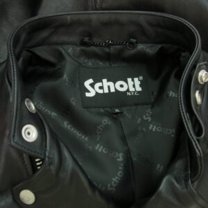 schott ショット 782-3950077 3101048 NEW DOUBLE BREAST RIDERS シープレザー セミダブル ライダースジャケット ブラック系の買取実績画像2
