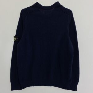 STONE ISLAND ストーンアイランド 7115552A3 ロゴワッペン クルーネックニット ネイビー系の買取実績画像1