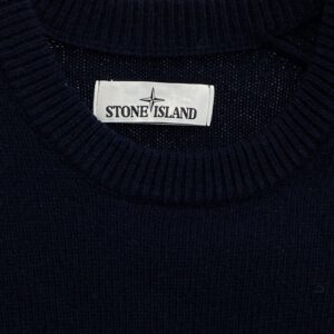 STONE ISLAND ストーンアイランド 7115552A3 ロゴワッペン クルーネックニット ネイビー系の買取実績画像2