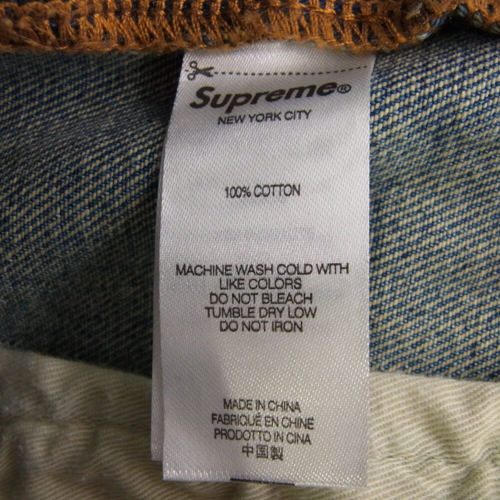 Supreme シュプリーム 24SS Baggy Jean バギー ジーンズ デニム パンツ インディゴブルー系の買取実績画像4