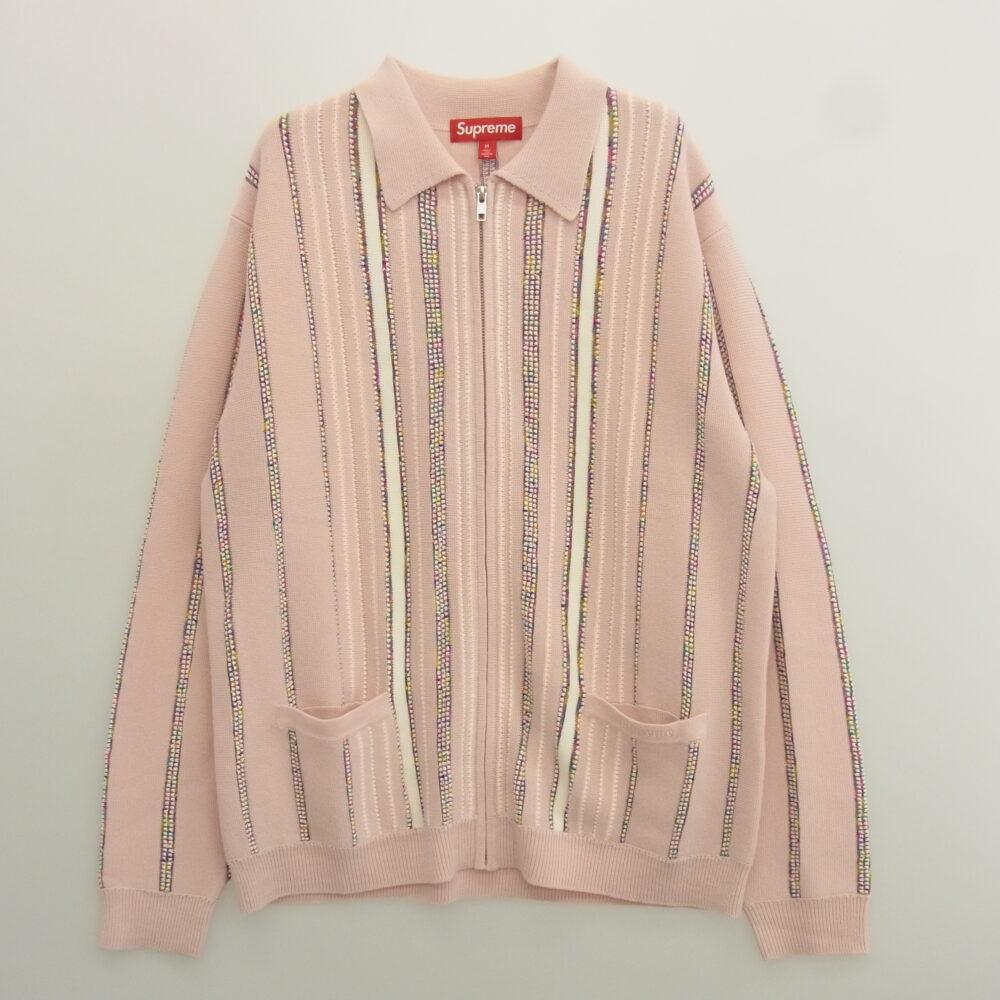 シュプリーム 24AW Speckle Stripe Zip Up Cardigan 買取実績・価格｜状態Aを14,000円でLINE買取（東京都豊島区・2025年7月）