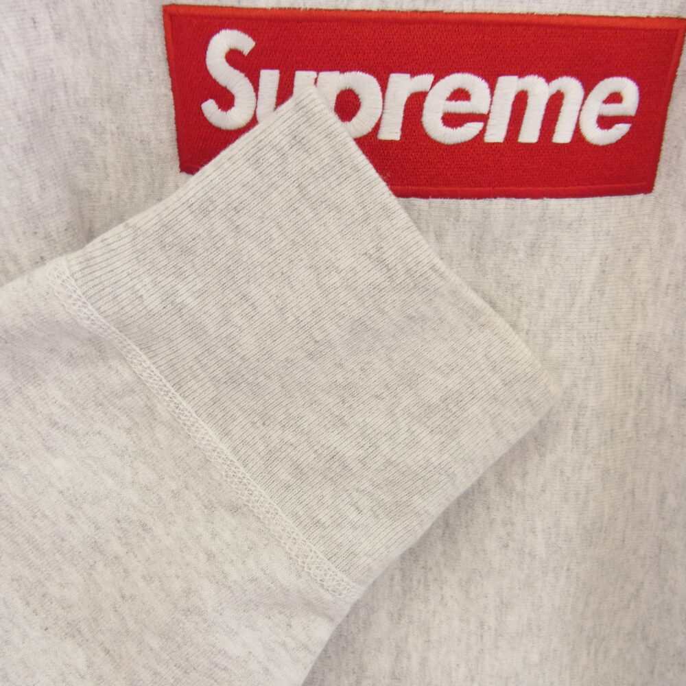 Supreme シュプリーム 18AW Box Logo Crewneck ボックス ロゴ クルーネック スウェット グレー系の買取実績画像4