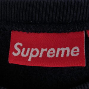 Supreme シュプリーム 90s 初期 カナダ製 ロゴ クルーネック スウェット トレーナー ネイビー系の買取実績画像4