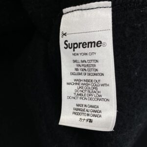 Supreme シュプリーム 22AW Capital Hooded Sweatshirt ロゴ フーディー パーカー ブラック系の買取実績画像4
