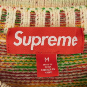 Supreme シュプリーム 24SS Contrast Arc Sweater コントラストアークセーター ニット マルチカラー系の買取実績画像2