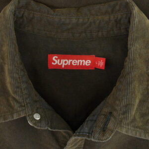 Supreme シュプリーム 25SS Washed Corduroy Shirt ウォッシュド コーデュロイ 長袖 シャツ ブラウン系の買取実績画像3