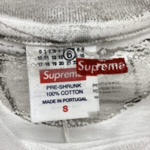 Supreme シュプリーム 24SS MM6 Maison Margiela エムエムシックス メゾンマルジェラ Box Logo Tee ボックスロゴ 半袖 Tシャツ ホワイト系 グレー系の買取実績画像2