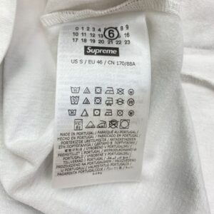 Supreme シュプリーム 24SS MM6 Maison Margiela エムエムシックス メゾンマルジェラ Box Logo Tee ボックスロゴ 半袖 Tシャツ ホワイト系 グレー系の買取実績画像4