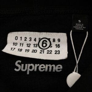 Supreme シュプリーム 24SS MM6 Maison Margiela メゾンマルジェラ Foil Box Logo Hooded Sweatshirt フォイル ボックスロゴ パーカー ダークグレー系の買取実績画像2