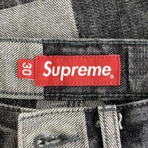 Supreme シュプリーム 21SS Patched Denim Painter Pant パッチワーク デニム ペインター パンツ ブラック系 30 30の買取実績画像4
