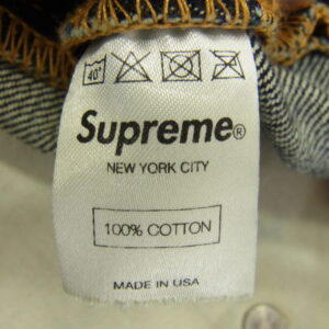 Supreme シュプリーム ストレート セルビッジ デニム パンツ インディゴブルー系の買取実績画像3