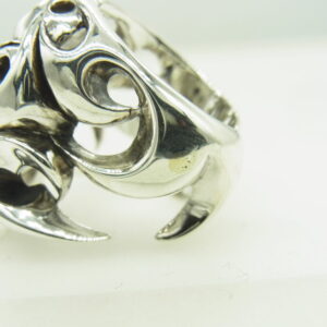 TENDERLOIN テンダーロイン 【新品仕上げ済】T-SKULL BORNEO RING ボルネオ スカル リング シルバー系 19~20号 19~20号の買取実績画像2