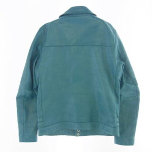 UNDERCOVER アンダーカバー O9203 REBEL CLOTHES カウハイド レザー ダブルライダースジャケット ターコイズ ターコイズ 2 2の買取実績画像3