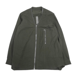 リックオウエンス ストロボ ラリーシャツ フルジップ ウール 長袖 シャツ カーキ 買取実績