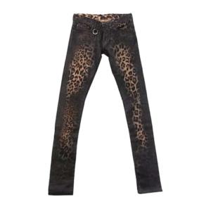 ロエン 17秋冬 コーティング レオパード パンツ 買取実績