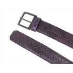 ロエン パイソンレザー ヘビ革 ベルト 買取実績 画像