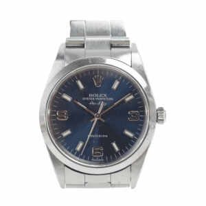 ロレックス 14000M K番 01年 エアキング 青文字盤 SS AT オートマチック ウォッチ シルバー 買取実績