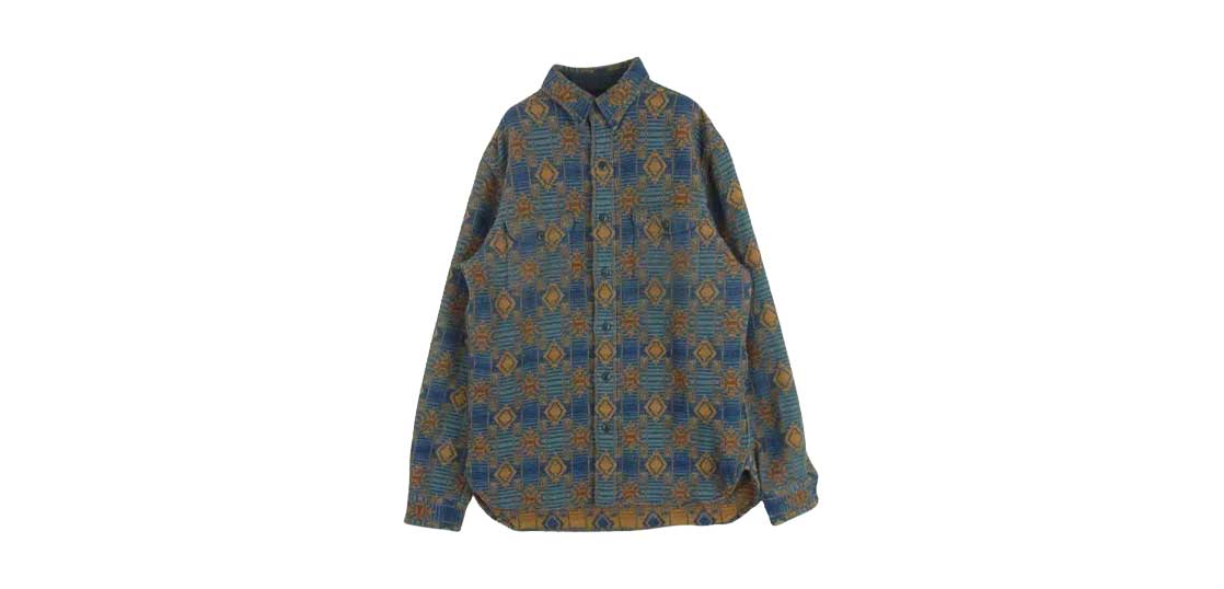 RRL ブラッシュド 加工 ジャカード ワーク 長袖シャツ 買取実績