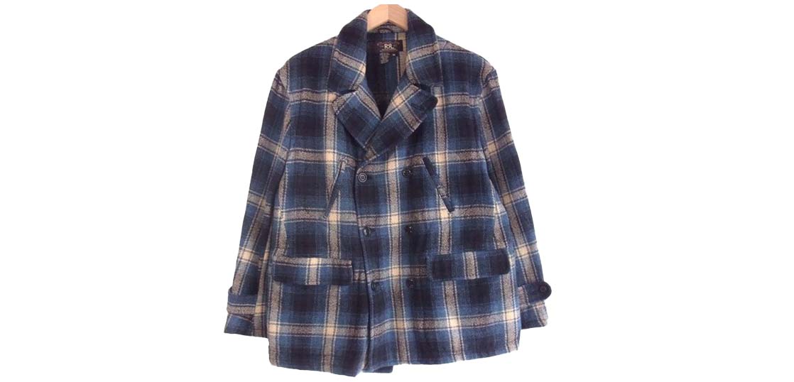 RRL USA製 チェック メンズ ピーコート 買取実績