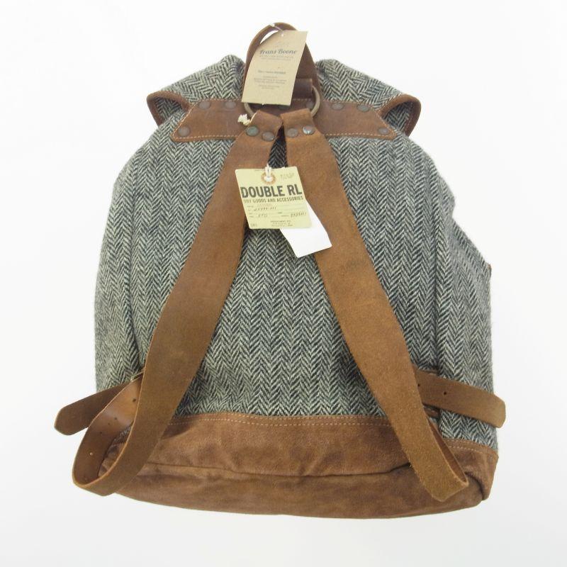 RRL ×Harris Tweed NEW RILEY BACK PACK ヴィテージ加工 ハリスツィード バッグパック 買取実績 画像