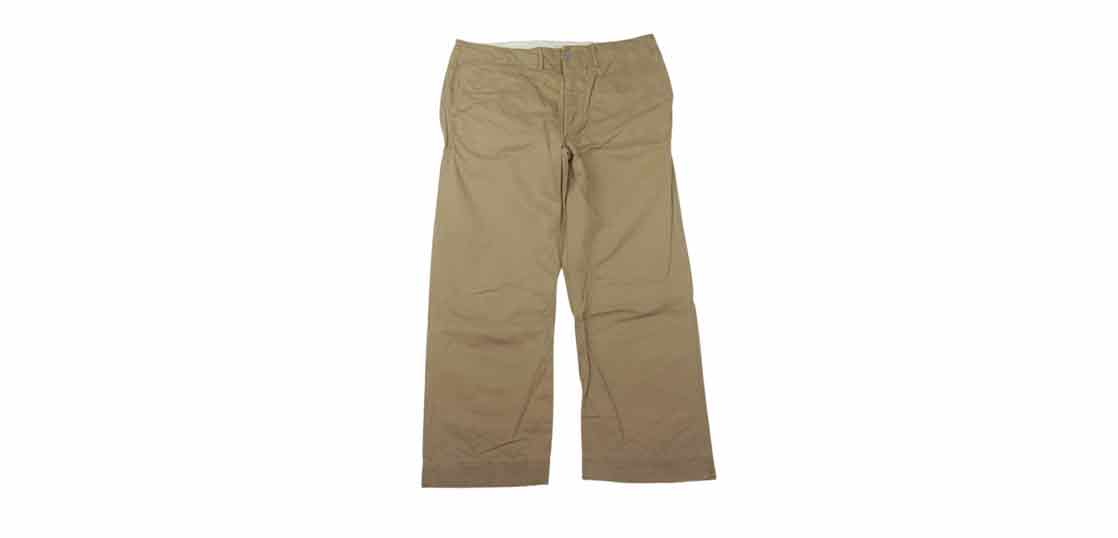 RRL VH-63 BEAMS+ 別注  ミリタリー チノ パンツ 買取実績