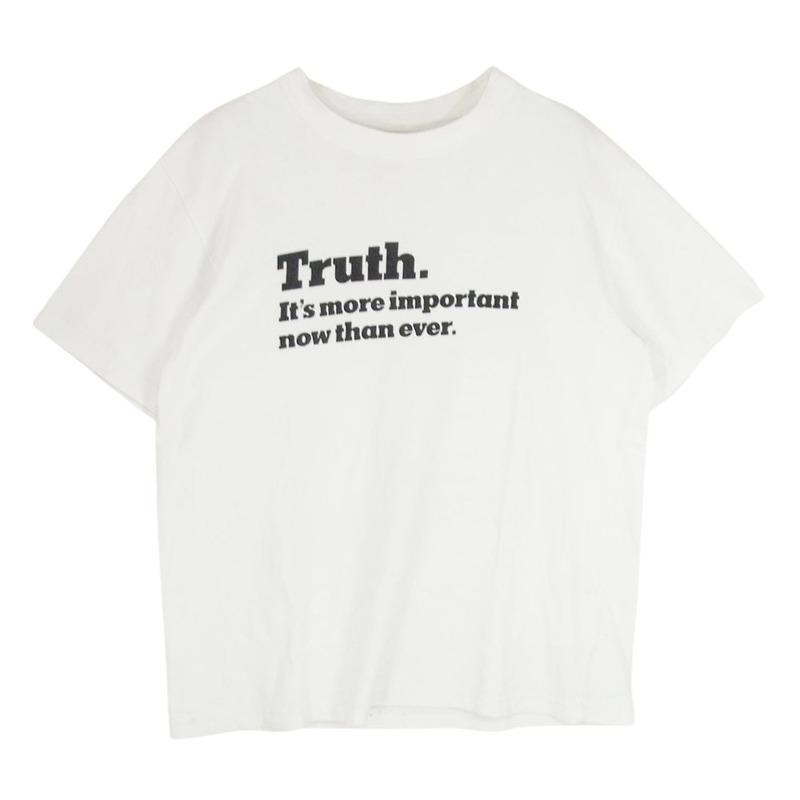 サカイ 18AW 18-01784M THE NEW YORK TIMES ニューヨークタイムズ プリント 半袖 Tシャツ 買取実績 画像