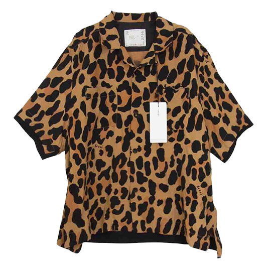 サカイ 22SS 22-02795M Leopard Print Bowling Shirt 買取実績 画像