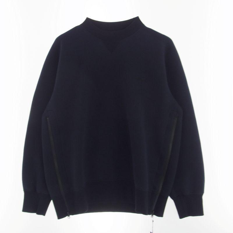 サカイ 23AW 23-03256M Sponge Sweat Pullover スポンジ スウェット プルオーバー ロゴ刺繍 サイドジップ トレーナー 買取実績 画像