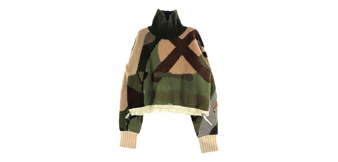 サカイ ×カウズ 21AW 21-05688 Jacquard Knit Pullover 買取実績