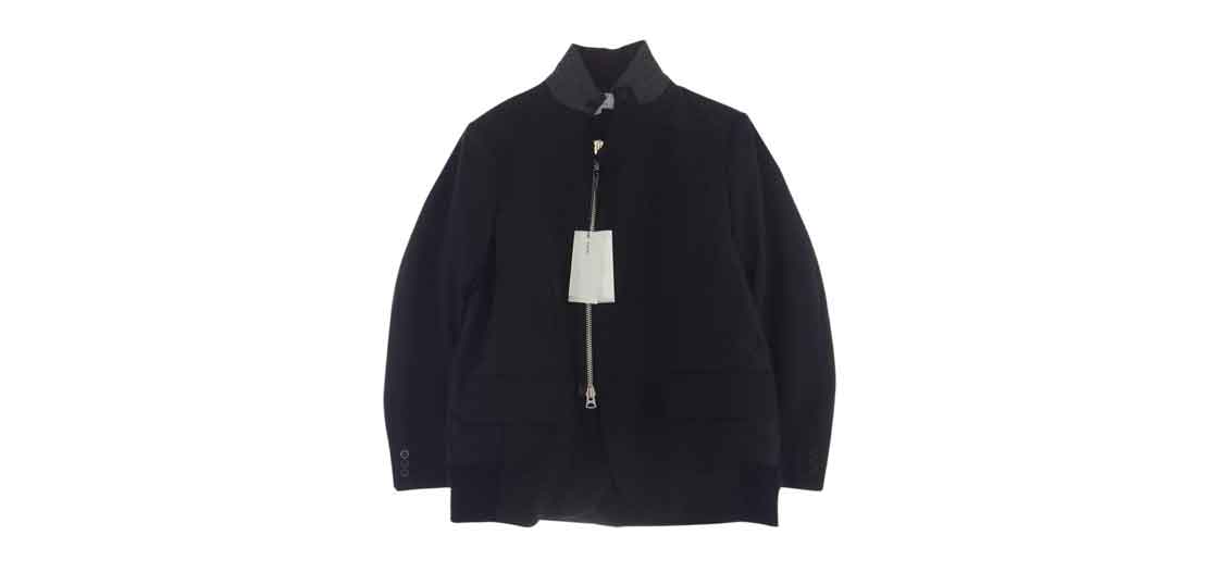 サカイ scm-209 suiting jacket black スーチングジャケット ポリエステル ウール ジャケット 買取実績