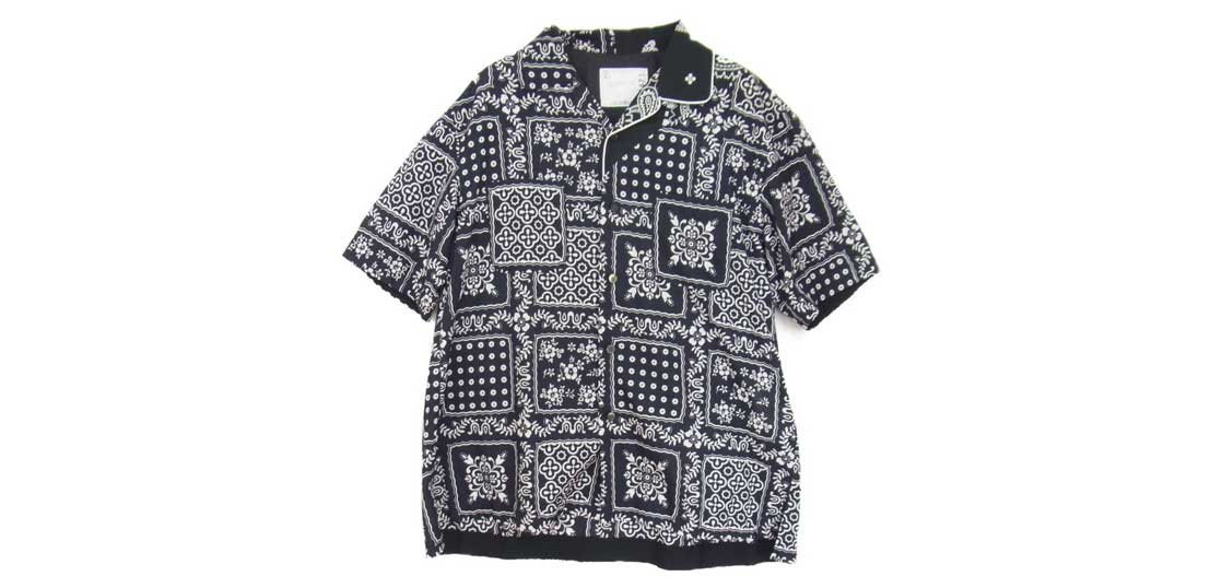 サカイ 21春夏 21-02471M アーカイブ プリント 半袖 シャツ 買取実績