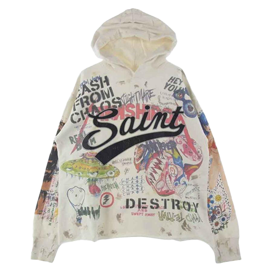 セントマイケル × 村上隆 GRAFF PULLOVER HOODIE スウエット パーカー