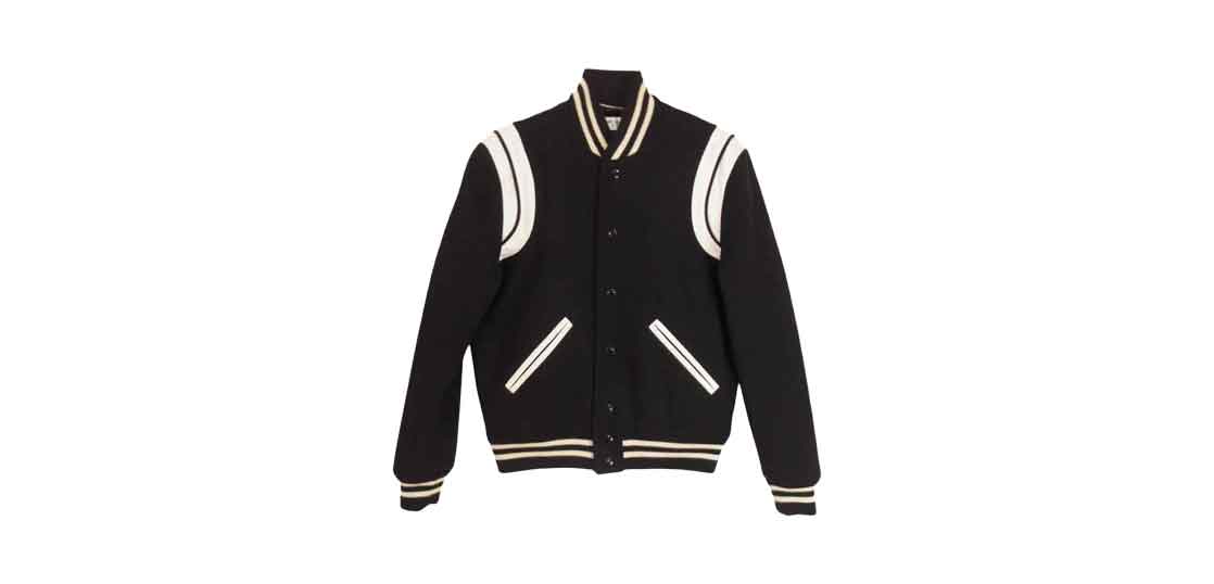 サンローラン 354718 Y180W テディ ジャケット レザー トリム ブラック 買取実績