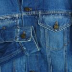 サンローラン 483202 YZ883 ロゴ モノグラム マキシ パッチ ボア デニム ジャケット 買取実績 画像