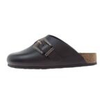 サンローラン 687617 スムースレザー ニコルズ クロッグ サンダル ブラック 買取実績 画像