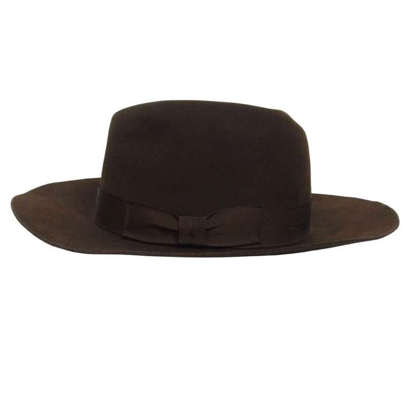 サンローラン 14SS 363693 Y3GA1 エディ期 ウール 中折れ フェドラ ハット 帽子 買取実績 画像