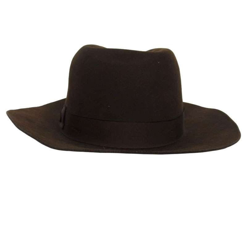 サンローラン 14SS 363693 Y3GA1 エディ期 ウール 中折れ フェドラ ハット 帽子 買取実績 画像