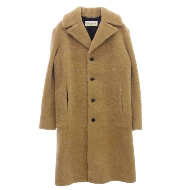 サンローラン 18AW 524686 Y7SJ2 リアルシープムートン ボア チェスターコート 買取実績 画像