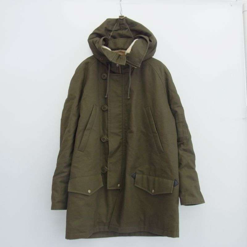サンローラン 20-21AW 636226 Y9B21 内ボア ミリタリー モッズ コート 買取実績 画像