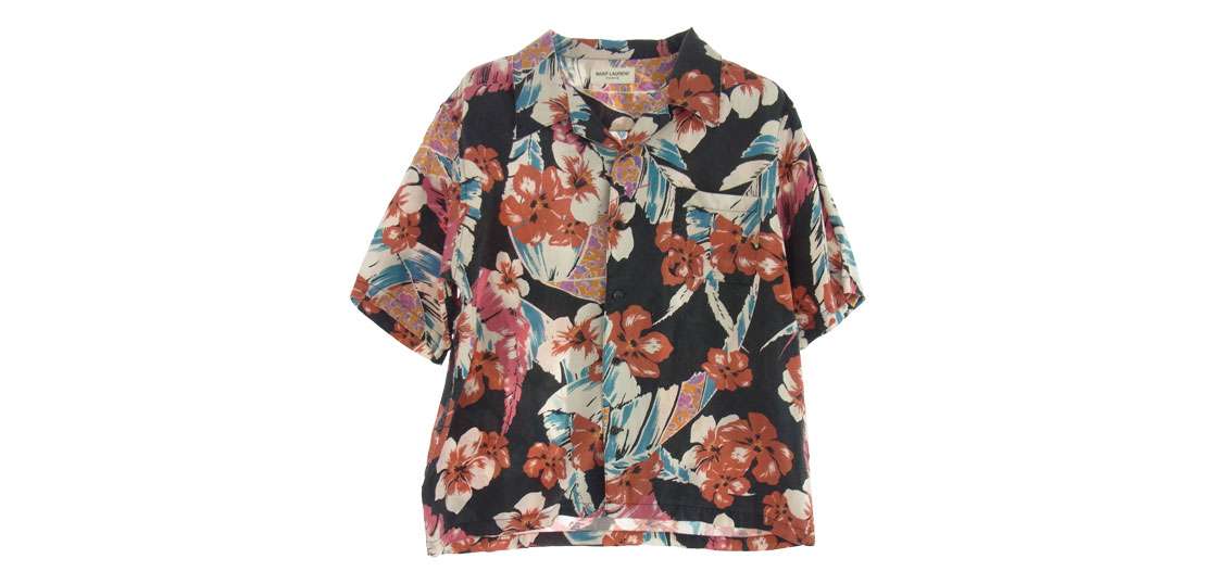 サンローラン 21SS 638555 Y01FB ハワイアン オープンカラー アロハ 半袖 シャツ 買取実績